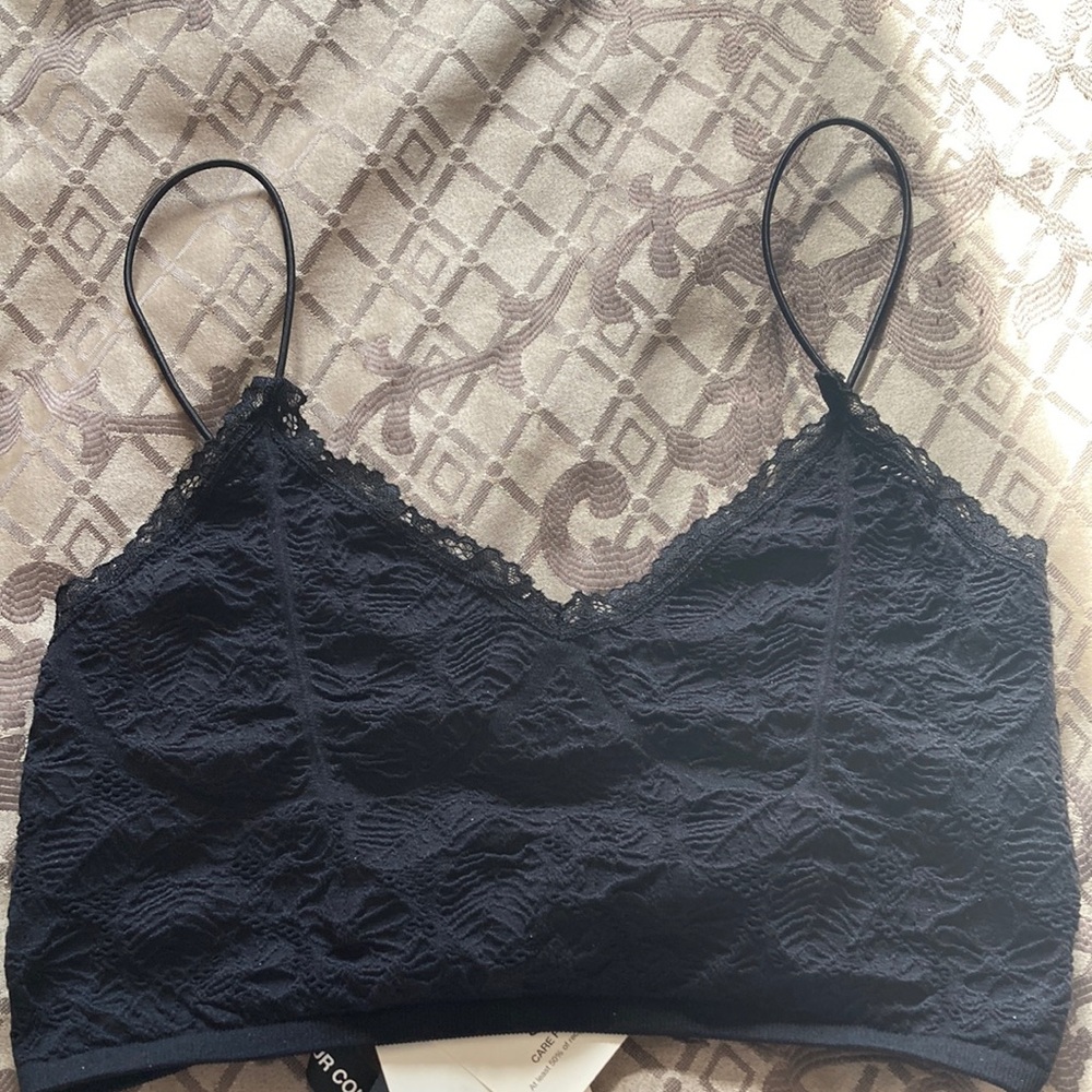 Lace Bralette in Black